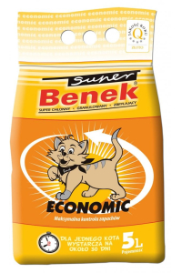 CERTECH Super Benek Economic - hrudkující stelivo pro kočky 5l Obrázok pre CERTECH Super Benek Economic - hrudkující stelivo pro kočky 5l