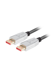 Lanberg CA-DPDP-20CU-0018-BK DisplayPort kabel 20 PIN V1.4 1.8m 8K Obrázok pre Lanberg CA-DPDP-20CU-0018-BK DisplayPort kabel 20 PIN V1.4 1.8m 8K