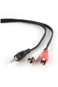 Obrázok pre Gembird 2.5m, 3.5mm/2xRCA, M/M audio kabel 2,5 m Černá, Červená, Bílá