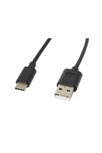 Lanberg CA-USBO-10CC-0018-BK USB kabel USB 2.0 1,8 m USB A USB C Černá Obrázok pre Lanberg CA-USBO-10CC-0018-BK USB kabel USB 2.0 1,8 m USB A USB C Černá
