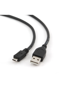 Gembird CCP-mUSB2-AMBM-6 USB kabel 1,8 m USB 2.0 USB A Micro-USB B Černá Obrázok pre Gembird CCP-mUSB2-AMBM-6 USB kabel 1,8 m USB 2.0 USB A Micro-USB B Černá