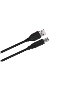 Gembird 3m USB 2.0 A/B M USB kabel USB A USB B Černá Obrázok pre Gembird 3m USB 2.0 A/B M USB kabel USB A USB B Černá