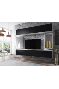 Cama ROCO1 BI/BI/CZ skřínka do obývacího pokoje Kombinace úložišť Obrázok pre Cama ROCO1 BI/BI/CZ skřínka do obývacího pokoje Kombinace úložišť