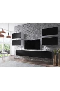 Cama ROCO2 BI/BI/CZ skřínka do obývacího pokoje Kombinace úložišť Obrázok pre Cama ROCO2 BI/BI/CZ skřínka do obývacího pokoje Kombinace úložišť