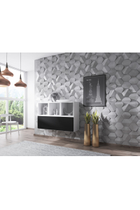 Cama ROCO12 BI/BI/CZ skřínka do obývacího pokoje Kombinace úložišť Obrázok pre Cama ROCO12 BI/BI/CZ skřínka do obývacího pokoje Kombinace úložišť