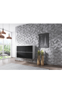 Cama ROCO13 BI/BI/CZ skřínka do obývacího pokoje Kombinace úložišť Obrázok pre Cama ROCO13 BI/BI/CZ skřínka do obývacího pokoje Kombinace úložišť