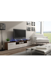 Obrázok pre Cama EVORA SL/BI televizní stolek/nábytek k multimediálnímu vybavení 2 zásuvka/zásuvek
