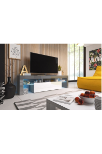 Obrázok pre Cama TORO158 SZ/BI televizní stolek/nábytek k multimediálnímu vybavení 2 police/polic