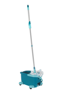 LEIFHEIT Clean Twist Mop Ergo mobile mopovací sada/kbelík Jedna nádržka Modrá Obrázok pre LEIFHEIT Clean Twist Mop Ergo mobile mopovací sada/kbelík Jedna nádržka Modrá