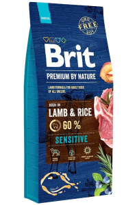 BRIT Premium by Nature Sensitive Lamb with rice - suché krmivo pro psy - 15 kg Obrázok pre BRIT Premium by Nature Sensitive Lamb with rice - suché krmivo pro psy - 15 kg