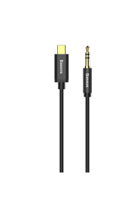 Obrázok pre Audio kabel z USB-C na 3,5mm mini jack Baseus Yiven 1,2 m (černý)