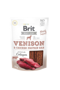 Obrázok pre BRIT Meaty Jerky Venison & Chicken Protein bar - pochoutka pro psy - 200 g