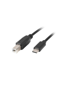 Obrázok pre Lanberg CA-USBA-14CC-0030-BK USB kabel 3m USB 2.0 USB C USB B Ferrit Černá