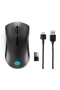Lenovo Legion M600 Wireless Gaming myš Pro praváky i leváky RF Wireless + Bluetooth + USB Type-A Optický 16000 DPI Obrázok pre Lenovo Legion M600 Wireless Gaming myš Pro praváky i leváky RF Wireless + Bluetooth + USB Type-A Optický 16000 DPI
