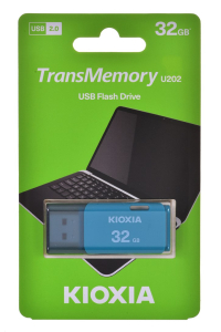 Obrázok pre Kioxia TransMemory U202 USB paměť 32 GB USB Typ-A 2.0 Modrá