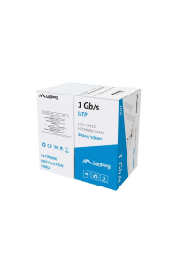 Obrázok pre LANBERG LAN UTP 1GB/S 305M DRÁT CCA ŠEDÝ
