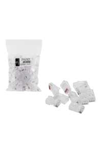 Obrázok pre Cablexpert PLUG3UP6/100 kabelový konektor 1 Průhledná