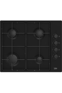 Obrázok pre Beko HIBG64120SB varná deska Černá Vestavěné 60 cm Plynový 4 zóna/zón