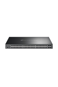 TP-Link Omada SG3452P síťový přepínač Řízený L2/L3 Gigabit Ethernet (10/100/1000) Podpora napájení po Ethernetu (PoE) 1U Černá Obrázok pre TP-Link Omada SG3452P síťový přepínač Řízený L2/L3 Gigabit Ethernet (10/100/1000) Podpora napájení po Ethernetu (PoE) 1U Černá