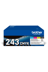 Brother TN-243CMYK tonerová náplň 1 kusů Originální Černá, Azurová, Purpurová, Žlutá Obrázok pre Brother TN-243CMYK tonerová náplň 1 kusů Originální Černá, Azurová, Purpurová, Žlutá