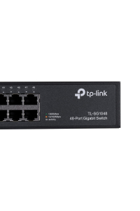 TP-Link TL-SG1048 Nespravované Gigabit Ethernet (10/100/1000) 1U Černá Obrázok pre TP-Link TL-SG1048 Nespravované Gigabit Ethernet (10/100/1000) 1U Černá