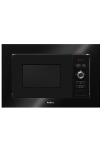 Amica AMMB20E1GB mikrovlnná trouba Vestavěné Mikrovlnná trouba s grilem 20 l 800 W Černá Obrázok pre Amica AMMB20E1GB mikrovlnná trouba Vestavěné Mikrovlnná trouba s grilem 20 l 800 W Černá