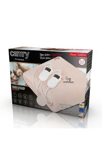 Camry CR 7424 elektrická dečka 2x60W béžová fleece Obrázok pre Camry CR 7424 elektrická dečka 2x60W béžová fleece