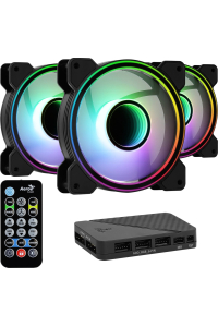 Obrázok pre Aerocool Mirage 12 ARGB Pro Počítačová skříň Chladicí sada 12 cm Černá