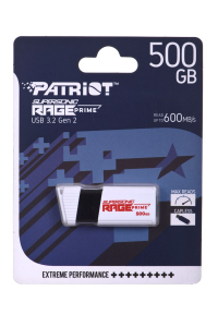 Obrázok pre PATRIOT RAGE PRIME 600 MB/S 512GB USB 3.2 8K IOPS