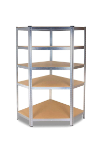 Kovový rohový regál G9040 40cm Obrázok pre Kovový rohový regál G9040 40cm