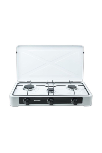 Obrázok pre Ravanson K-03TB (Bílá) Pracovní deska 60 cm Plynový 3 zóna/zón