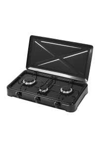 Obrázok pre Ravanson K-03TB Černá, Bílá Pracovní deska 60 cm Plynový 3 zóna/zón
