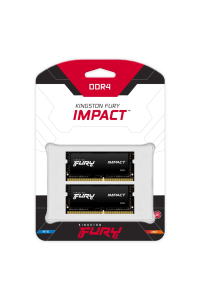 Obrázok pre Kingston Technology FURY 64 GB 3200 MT/s DDR4 CL20 SODIMM (sada dvou) Impact