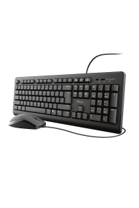 Obrázok pre Trust Primo klávesnice USB QWERTY Americká angličtina Černá