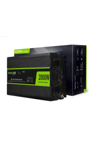 Obrázok pre Green Cell INV11 zdroj/transformátor Auto 2000 W Černá