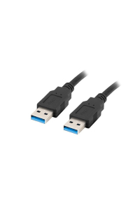 Obrázok pre Lanberg CA-USBA-30CU-0010-BK USB kabel 1m 3.0 USB A Černá