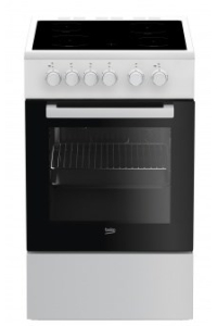 Obrázok pre Beko FSS57000GW přenosný vařič Volně stojící sporák Keramický Černá, Bílá A