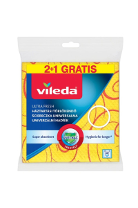Obrázok pre Vileda 1049 čisticí hadřík Žlutá, 3D, 2+1 kusů