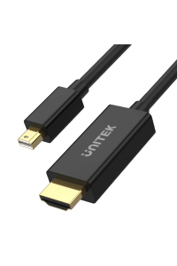 Unitek V1152A Adaptér miniDP - HDMI 4K 30Hz kabel 2m Obrázok pre Unitek V1152A Adaptér miniDP - HDMI 4K 30Hz kabel 2m