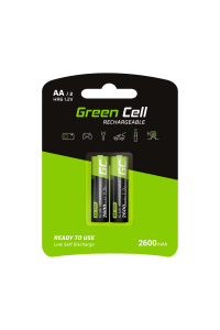 Obrázok pre Green Cell GR05 baterie pro domácnost Dobíjecí baterie AA Nikl-metal hydridová (NiMH)