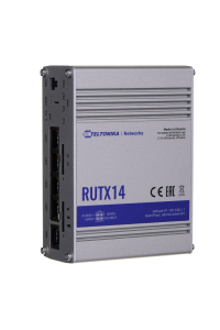 Teltonika RUTX14 bezdrátový router Gigabit Ethernet Dvoupásmový (2,4 GHz / 5 GHz) 4G LTE CAT12 Šedá Obrázok pre Teltonika RUTX14 bezdrátový router Gigabit Ethernet Dvoupásmový (2,4 GHz / 5 GHz) 4G LTE CAT12 Šedá