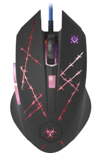 Defender Forced GM-020L myš Hraní Pro praváky i leváky USB Typ-A Optický 3200 DPI Obrázok pre Defender Forced GM-020L myš Hraní Pro praváky i leváky USB Typ-A Optický 3200 DPI