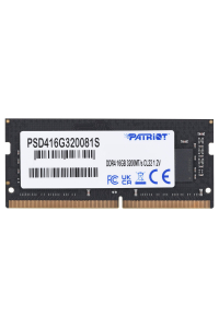 Patriot Memory Signature PSD416G320081S paměťový modul 16 GB 1 x 16 GB DDR4 3200 MHz Obrázok pre Patriot Memory Signature PSD416G320081S paměťový modul 16 GB 1 x 16 GB DDR4 3200 MHz