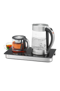 Obrázok pre ProfiCook PC-TKS 1056 elektrická konvice 1,7 l Černá, Nerezová ocel, Průhledná