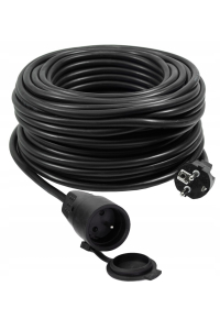 VERTEX PZO50M Zatahovací prodlužovací kabel 50 m 3x2,5 mm Černá Obrázok pre VERTEX PZO50M Zatahovací prodlužovací kabel 50 m 3x2,5 mm Černá
