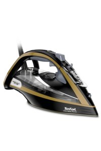 Obrázok pre Tefal FV9865E0 žehlička Suché i parní žehlení Samočisticí žehlicí plocha z durilia 3000 W Černá, Zlato