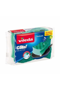 Vileda Pur Active profilovaná myčka nádobí 2 ks. Obrázok pre Vileda Pur Active profilovaná myčka nádobí 2 ks.