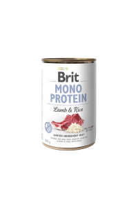 BRIT MONO PROTEIN Mokré krmivo pro psy Jehněčí s rýží 400 g Obrázok pre BRIT MONO PROTEIN Mokré krmivo pro psy Jehněčí s rýží 400 g