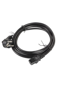 Obrázok pre Lanberg CA-C13C-11CC-0030-BK napájecí kabel Černá 3 m C13 rozdvojovač CEE7/7