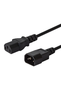 Obrázok pre Savio CL-99 napájecí kabel Černá 1,2 m C14 rozdvojovač C13 rozdvojovač